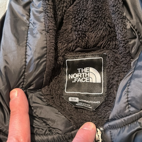 Vintage The North Face Jacket, Black, Fleece, Hooded, Pockets, Size S - Picture 7 of 10
